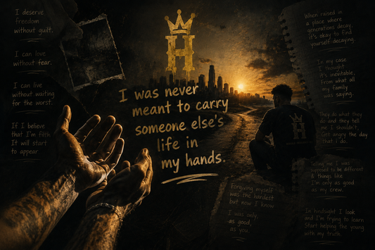 #001 - I was never meant to carry someone else's life in my hands.