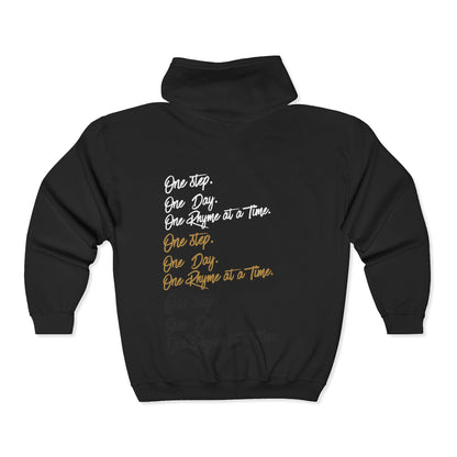 HARNIMAN ZIPPER, ONE STEP ONE DAY ONE RHYME AT A TIME
