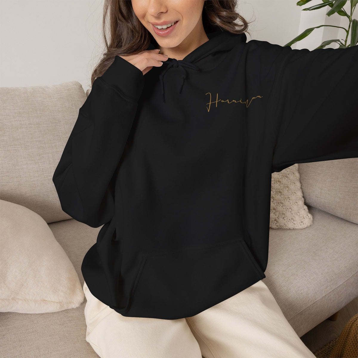 HARNIMAN SCRIPT H CROWN HOODIE