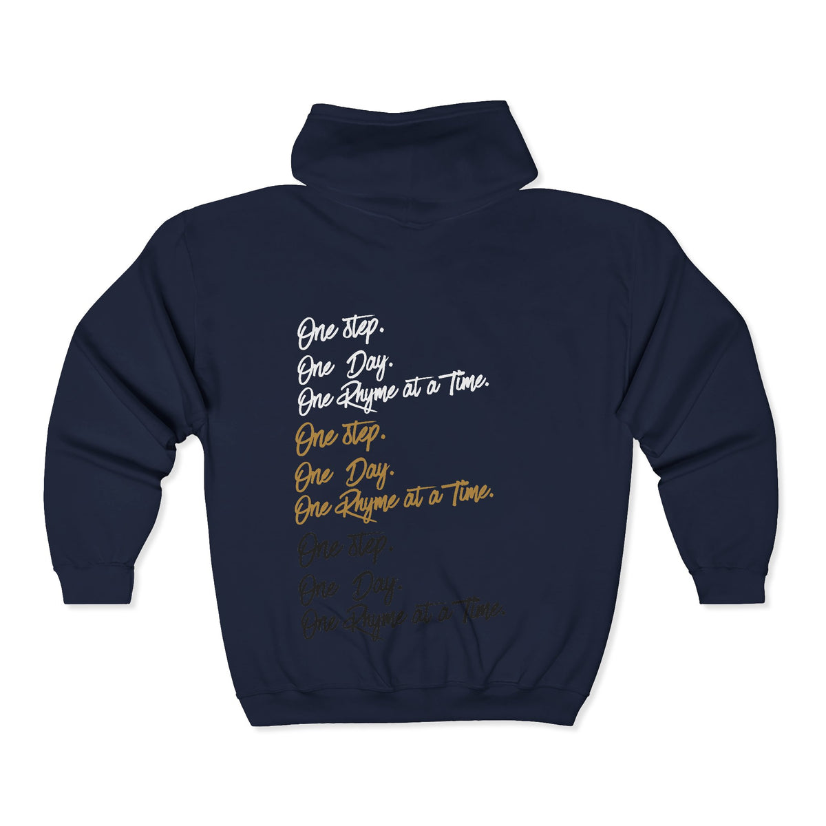 HARNIMAN ZIPPER, ONE STEP ONE DAY ONE RHYME AT A TIME