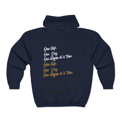 HARNIMAN ZIPPER, ONE STEP ONE DAY ONE RHYME AT A TIME