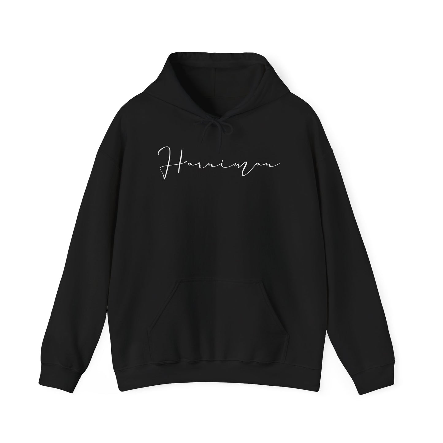Haucian Signature Hoodie – Script Front & Crowned H Back Pullover