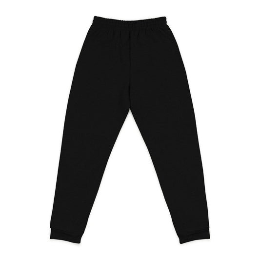 Embroidered Joggers — Minimal Grey Sweatpants with Subtle Stitching
