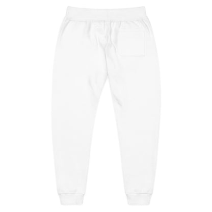 Embroidered Minimal Script Sweatpants — Cozy Fleece Joggers
