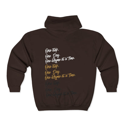 HARNIMAN ZIPPER, ONE STEP ONE DAY ONE RHYME AT A TIME